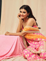 Hebah Patel In Ravina Strappy Sharara Set
