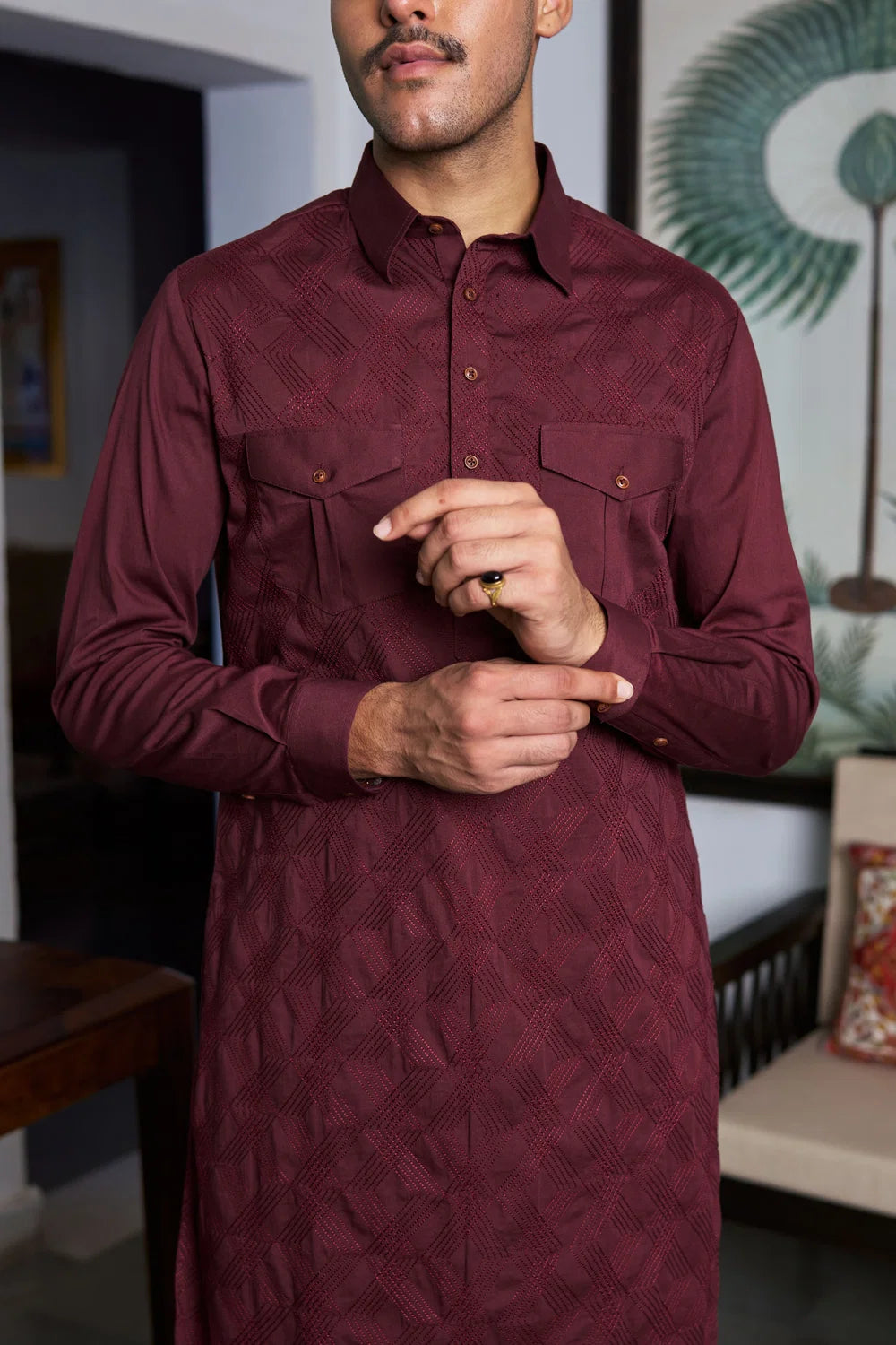 SCARLET KURTA