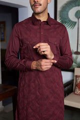 SCARLET KURTA
