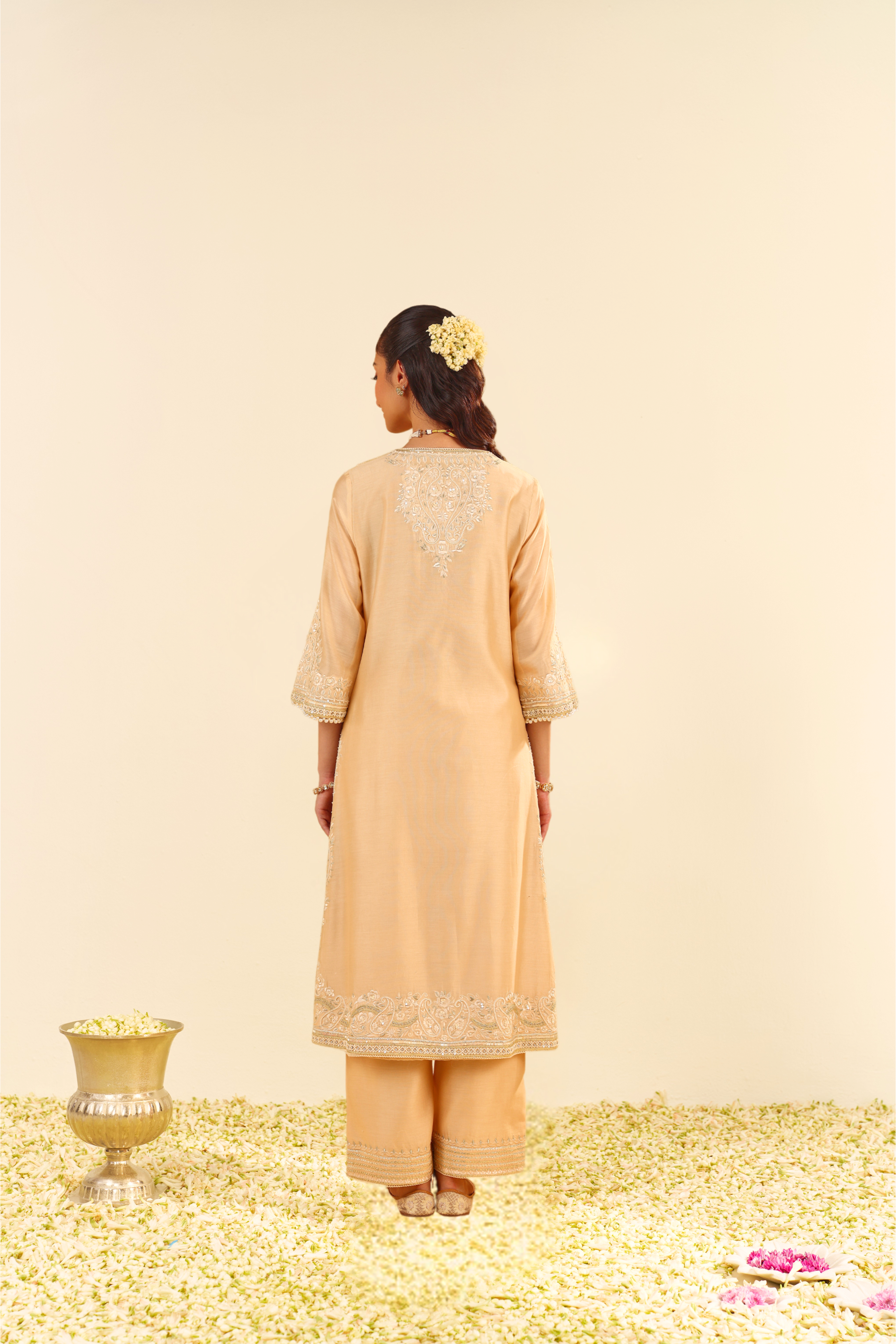 SEREEN - A-LINE KURTA WITH PALAZZO