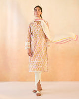 Pink Charm Cotton Kurta with Tulip Pants