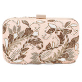 Peech double paisley clutch