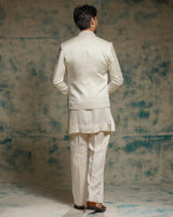 Honeyed Ivory Pearl Short Jacket set