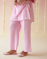 Begonia Pink Solid Co-ord Set