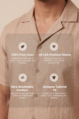 Dune — Beige Linen Shirt
