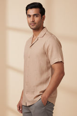 Dune — Beige Linen Shirt