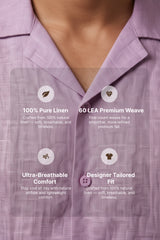 Lilac Drift — Lilac Linen Shirt