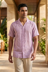 Lilac Drift — Lilac Linen Shirt