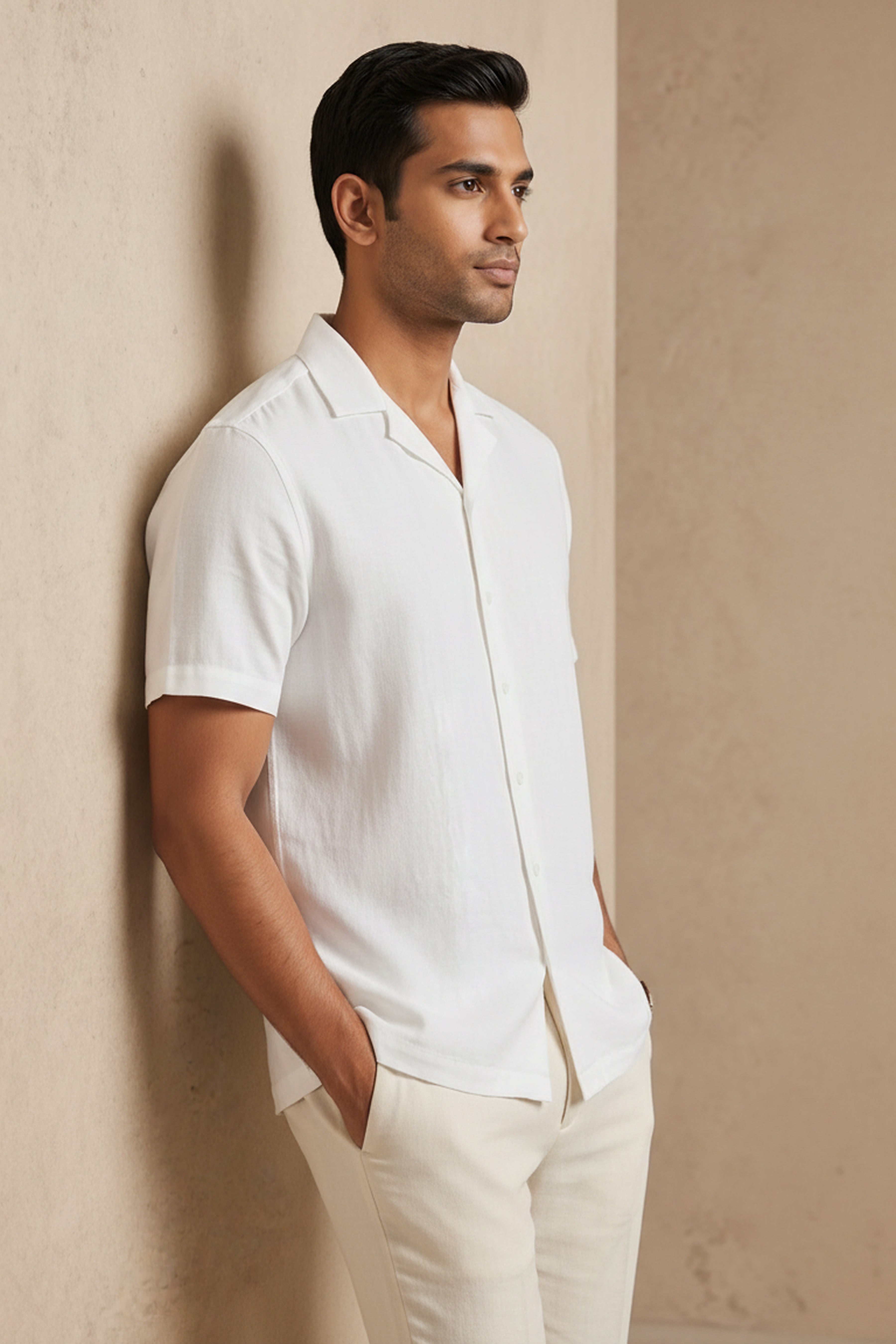 Terra — White Linen Shirt