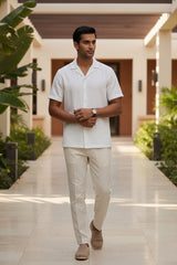 Terra — White Linen Shirt