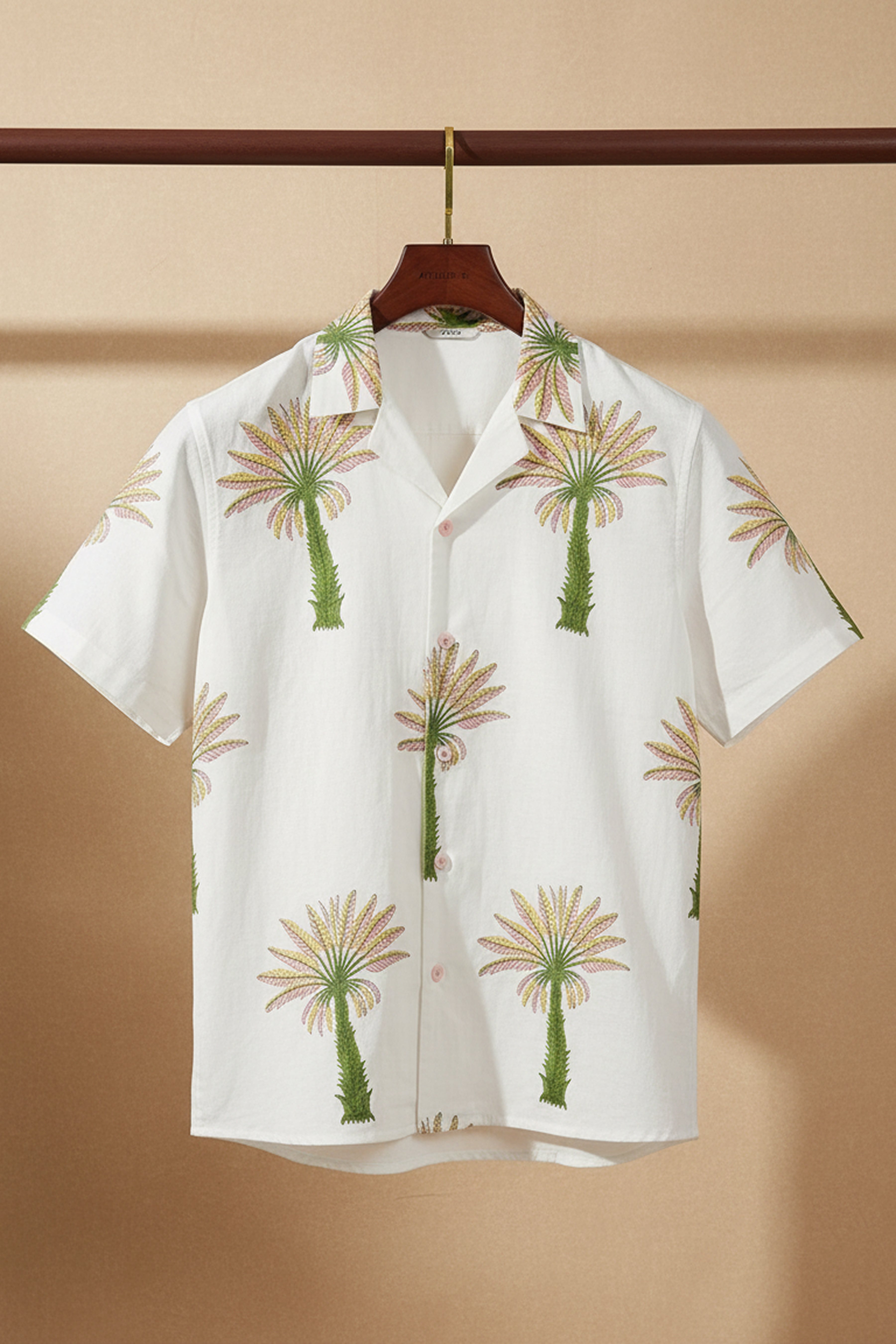 Leisure — Ivory Ajrakh Cotton Shirt
