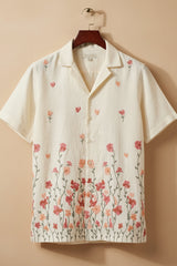 Meadow — Floral Embroidered Linen Shirt