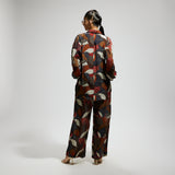 ABSTRACT PRINT OVERSIZED COORD SET
