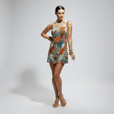 ABSTRACT ENGINEERED TEXTILE EMBELLISHED MINI
