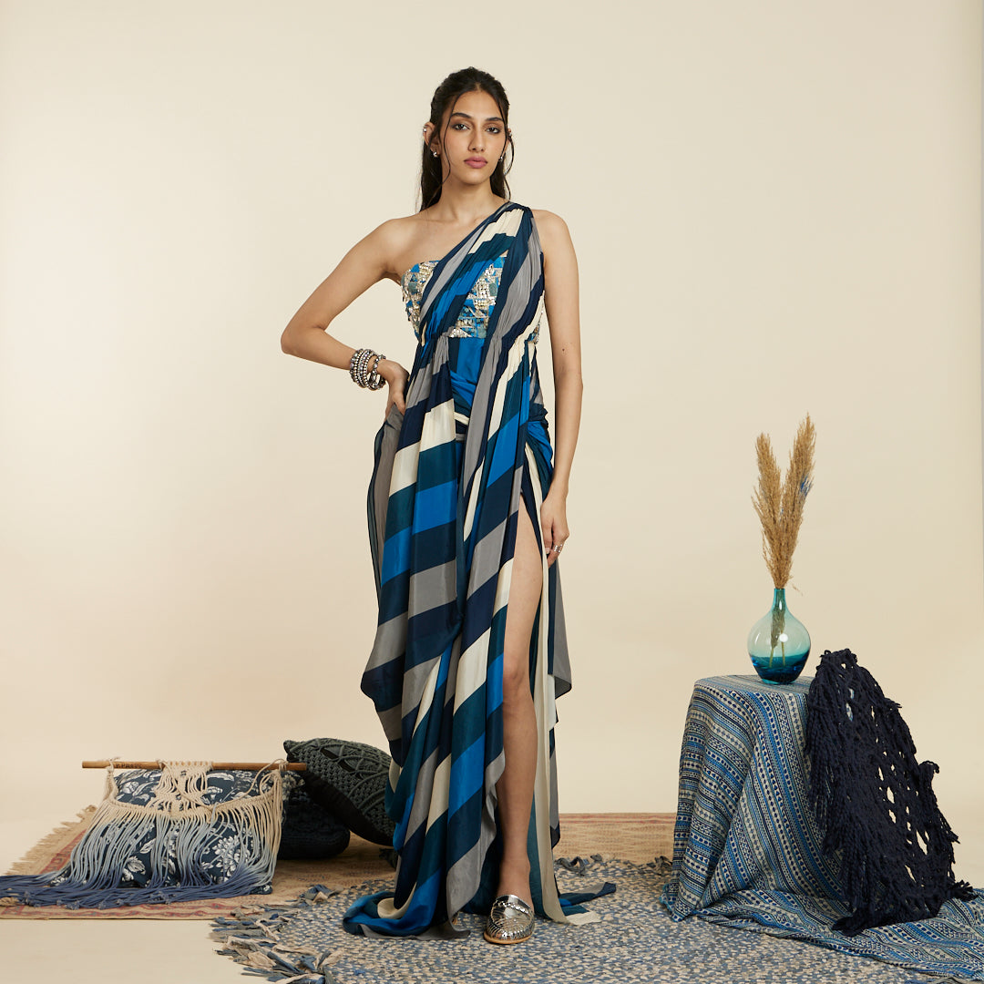 BLUE GOWN