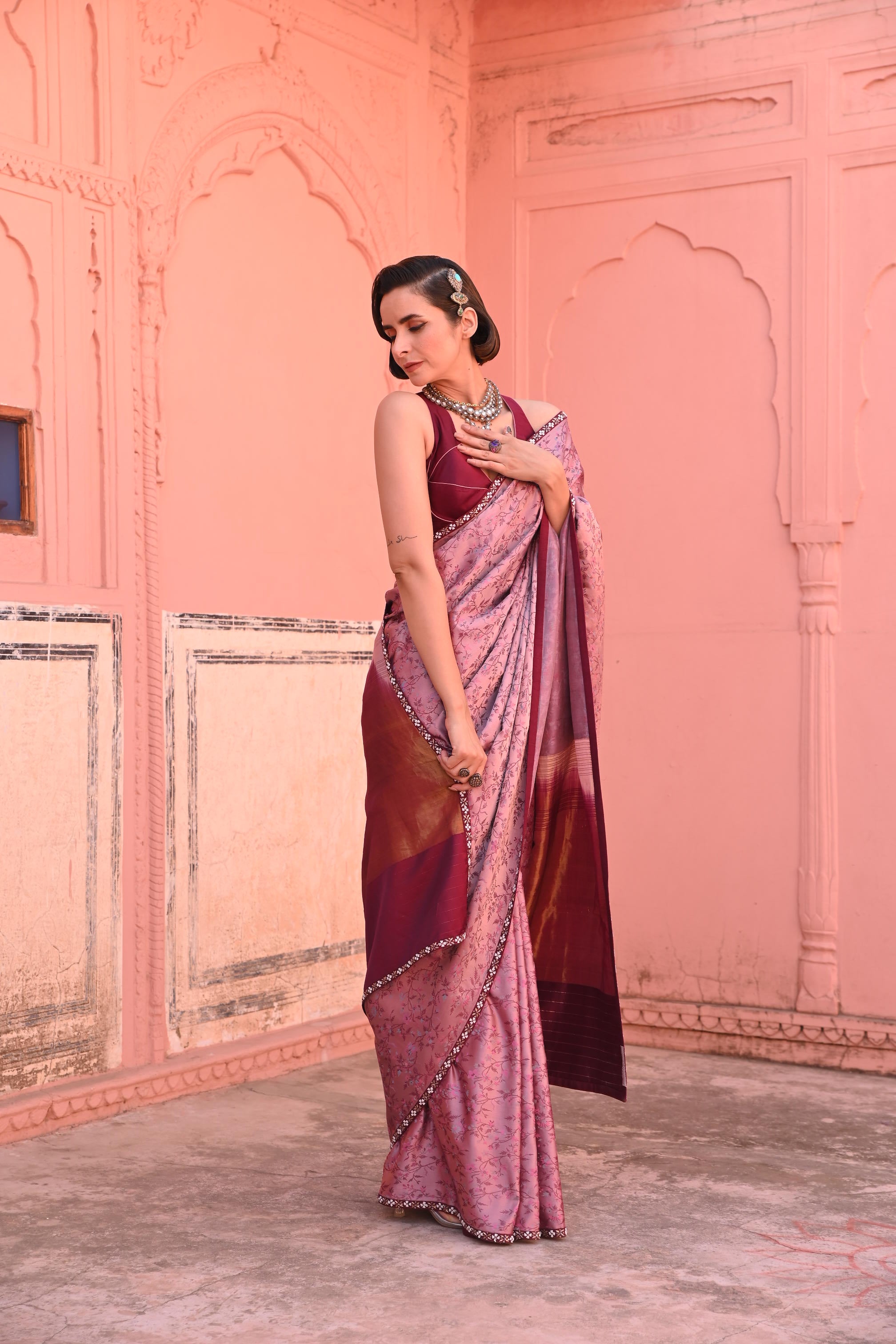 Rasiya Tanchoi Handloom Sari