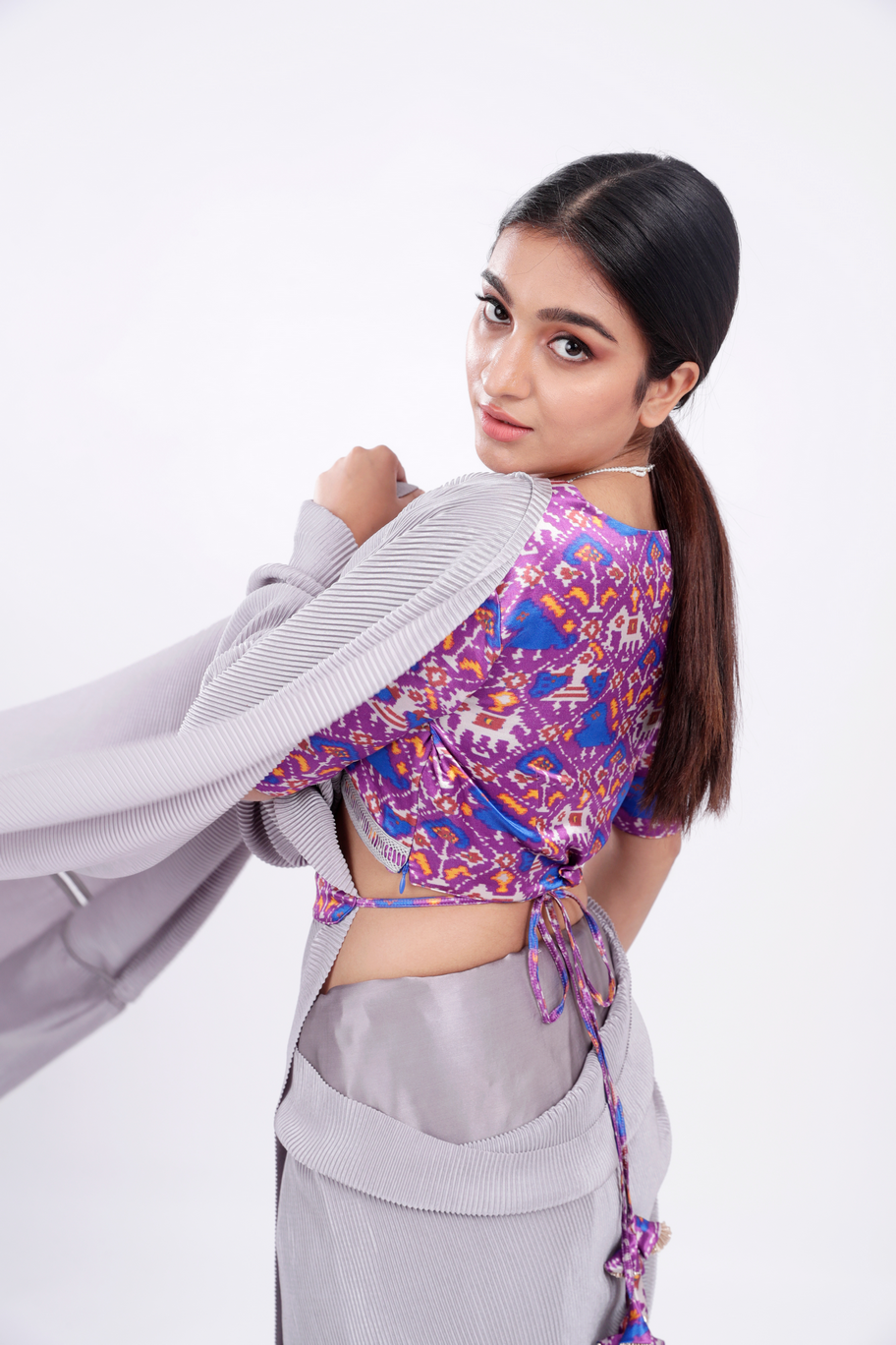 fusion saree