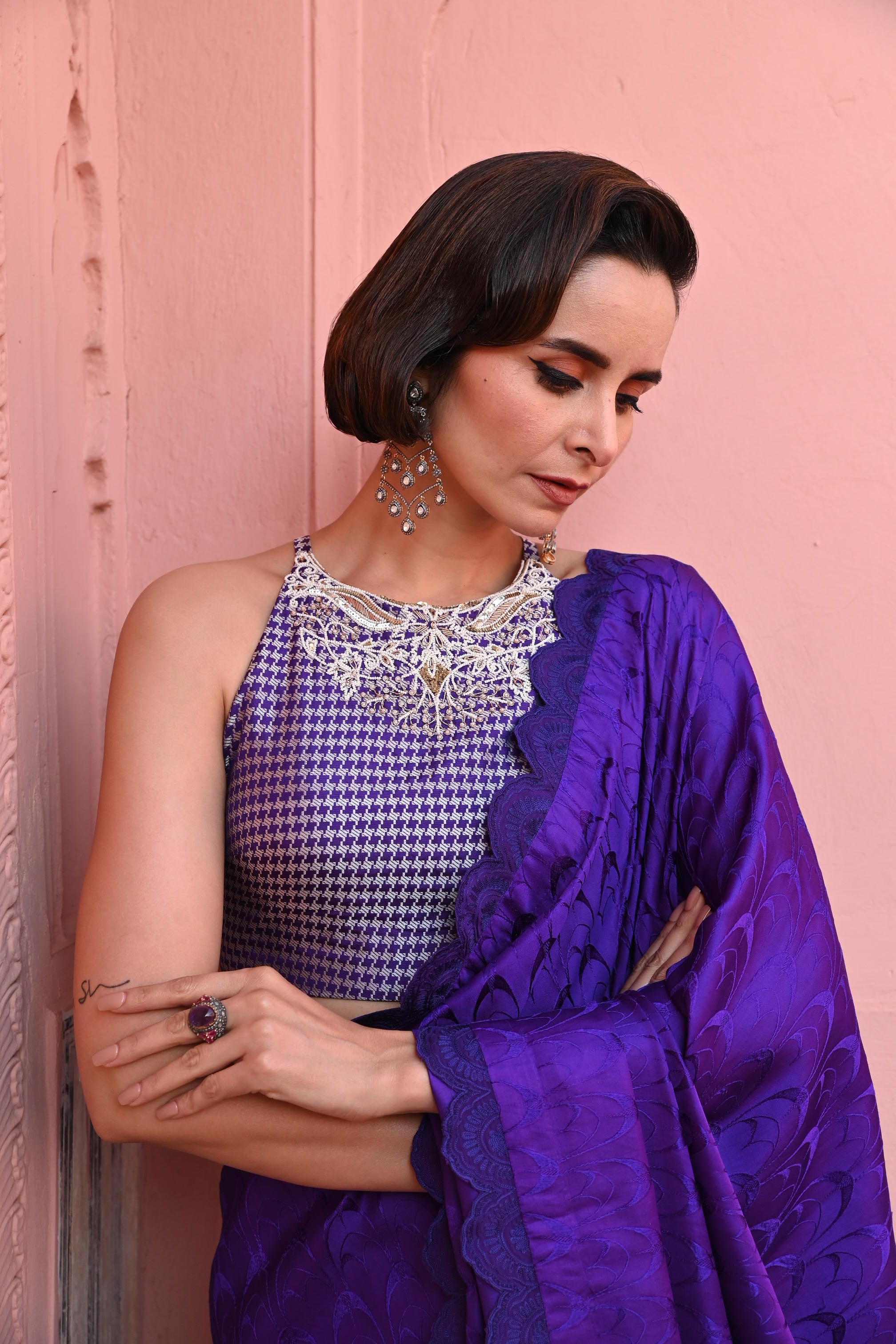 O Haseena Tanchoi Handloom Saree