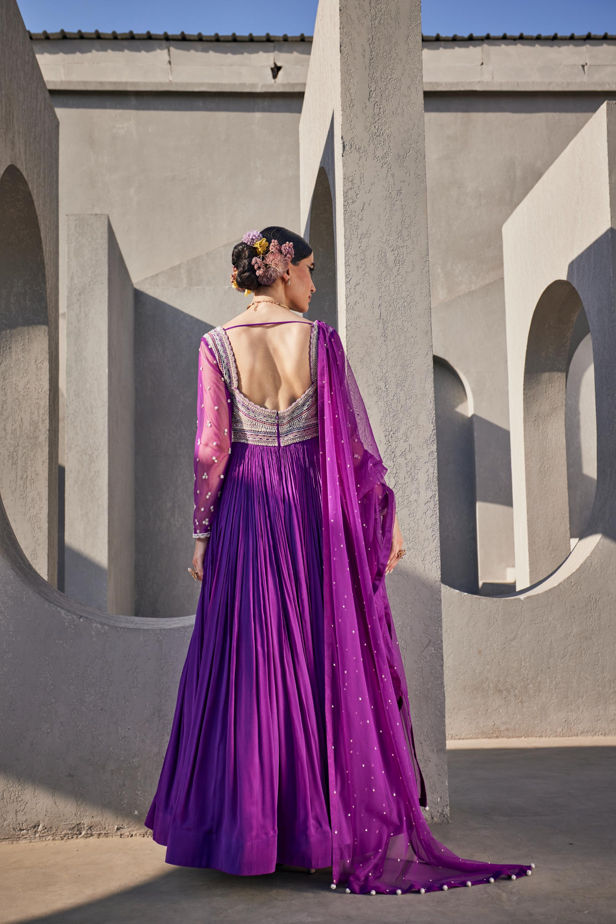 Tithira Anarkali set