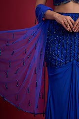 INDRA DRAPE LEHENGA