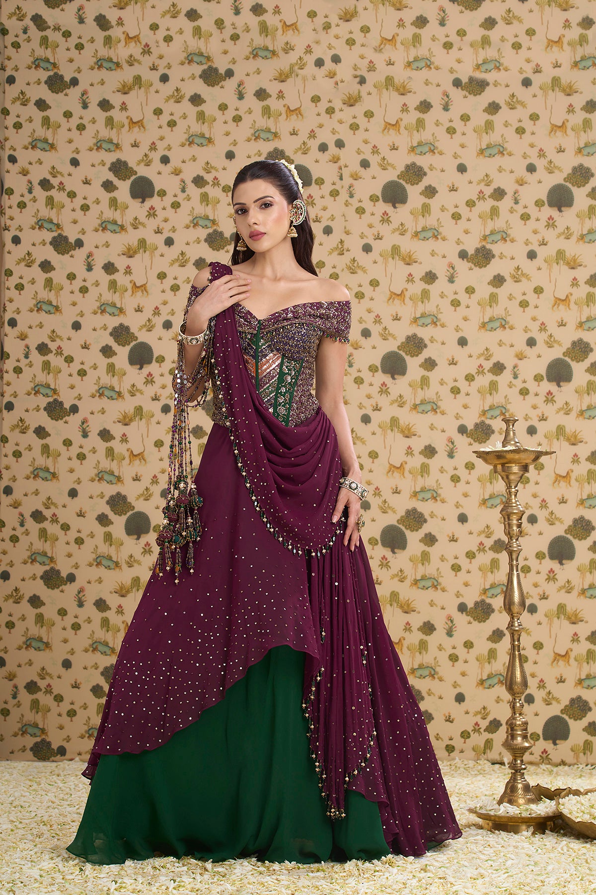 LATIKA CORSET LEHENGA 06