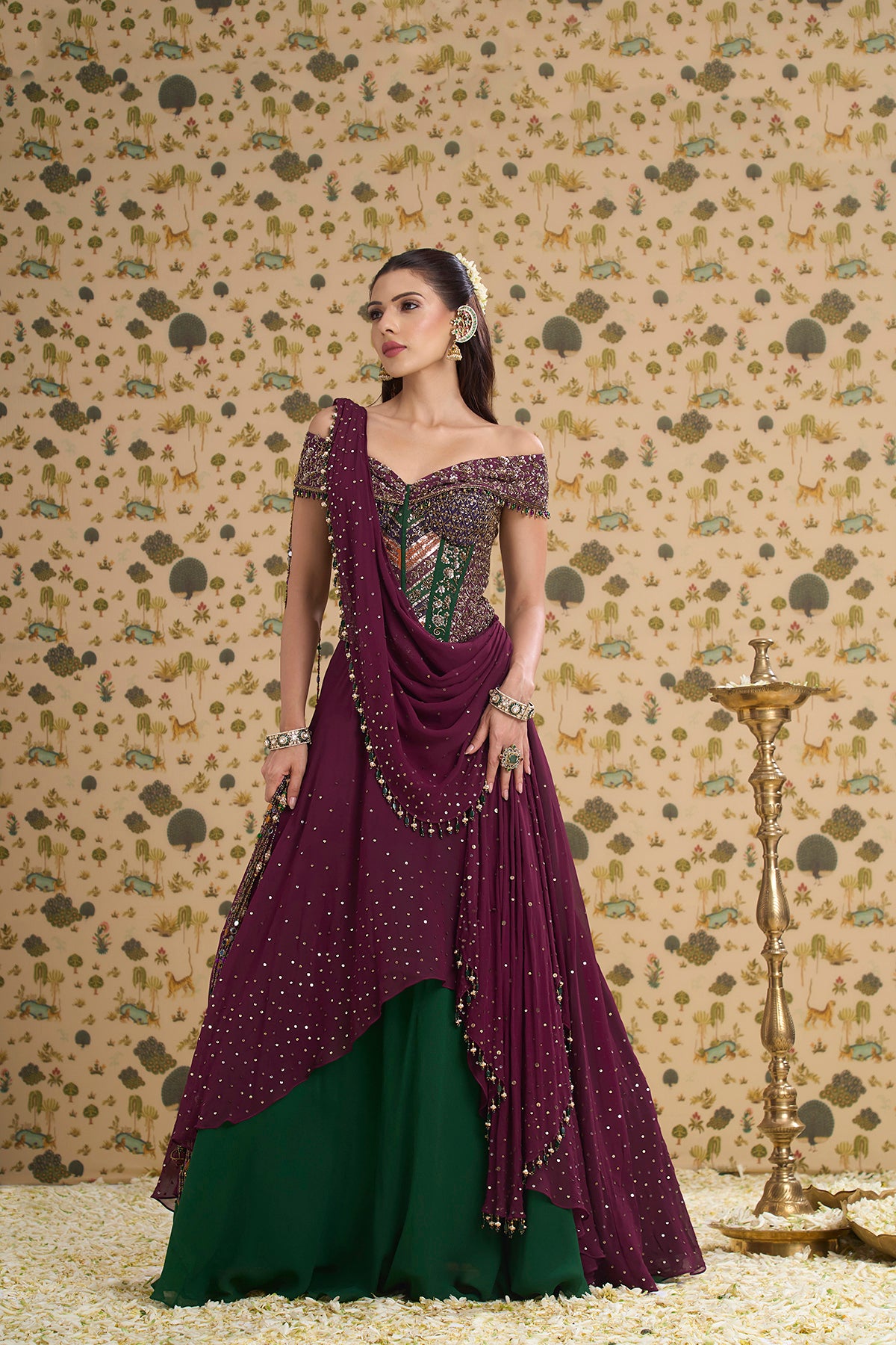 LATIKA CORSET LEHENGA 06