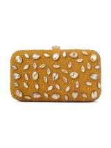 Crystal Studded Handembroidered Clutch