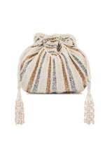 Ice Metal sequins Handembroidered Potli