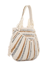 Ice Metal sequins Handembroidered Potli