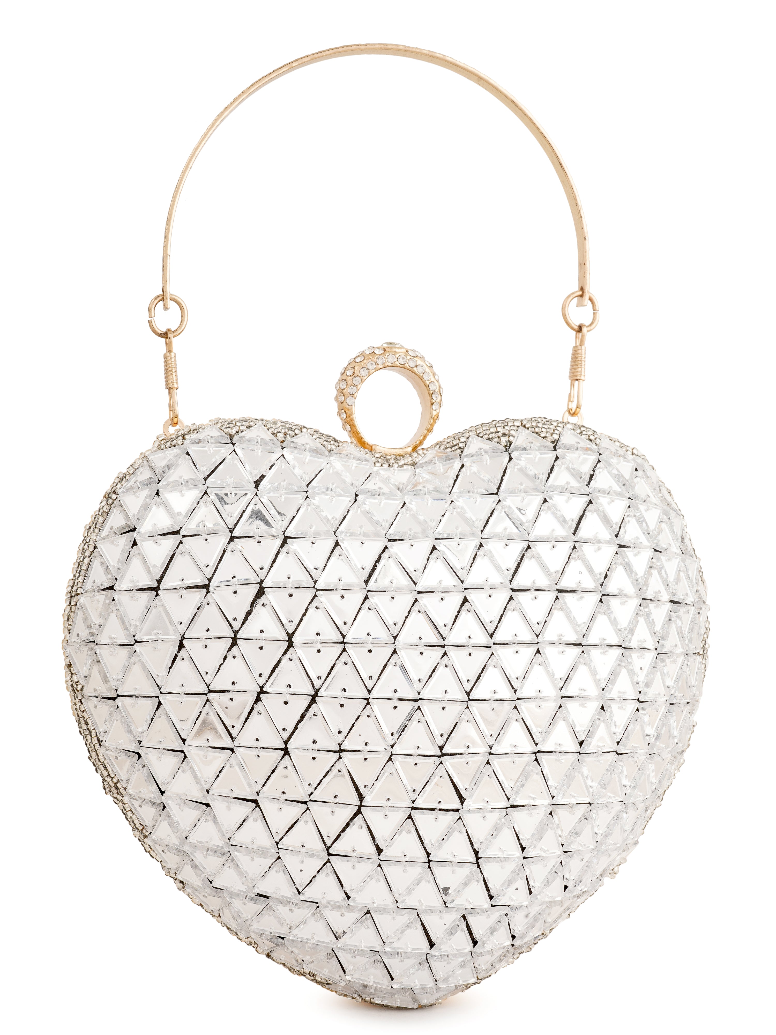 Lovestruck Heart Handembroidered Clutch