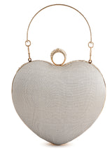 Lovestruck Heart Handembroidered Clutch