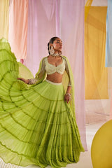 Meera lehenga set