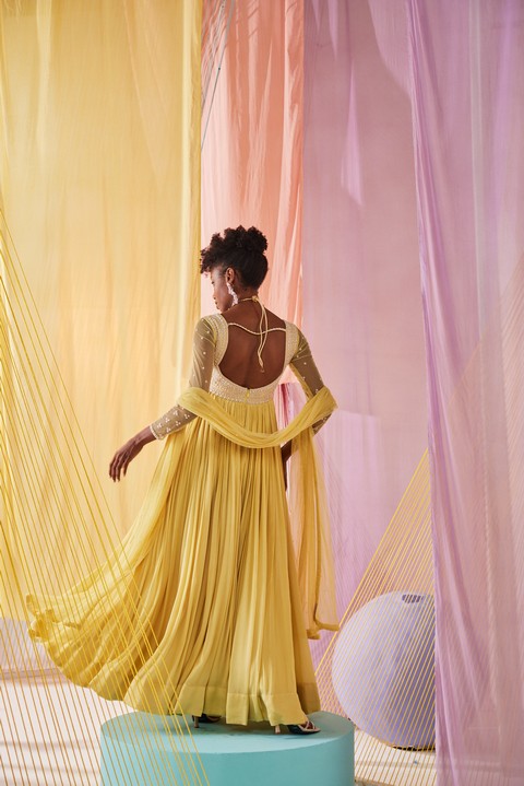 Iris anarkali set
