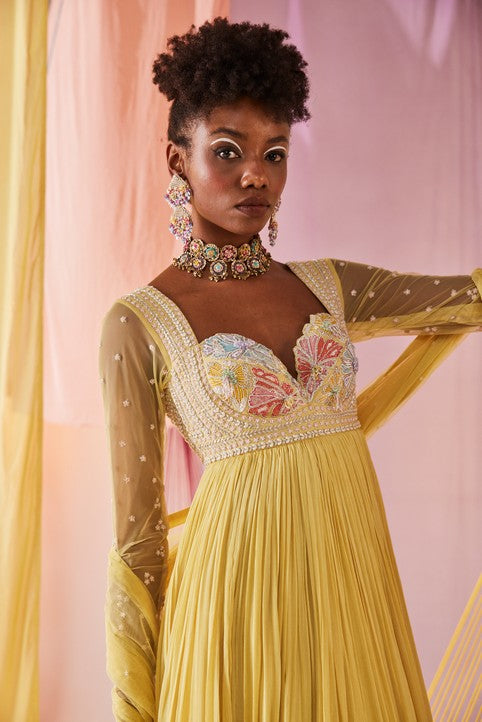 Iris anarkali set
