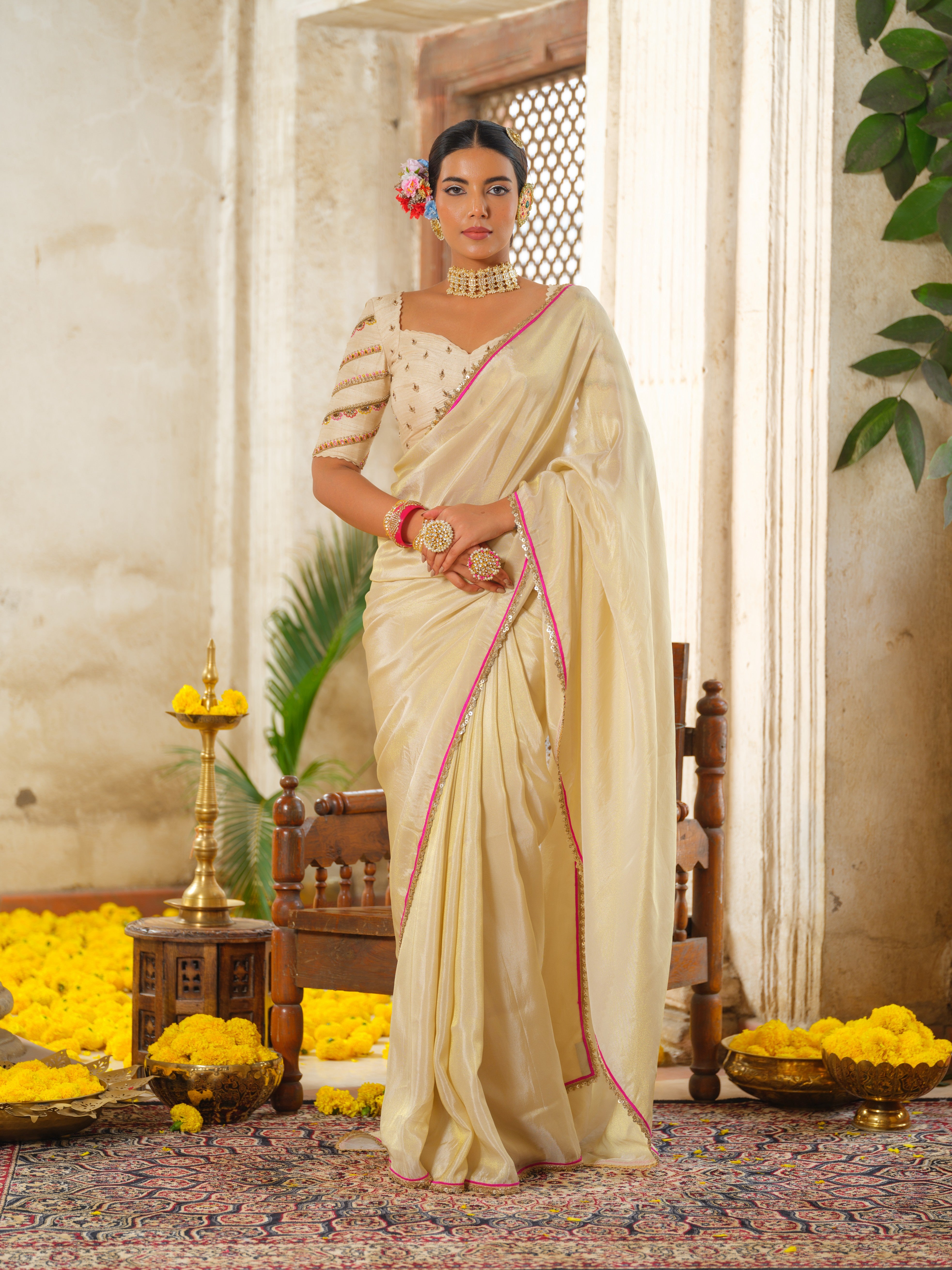 Hamsa saree set