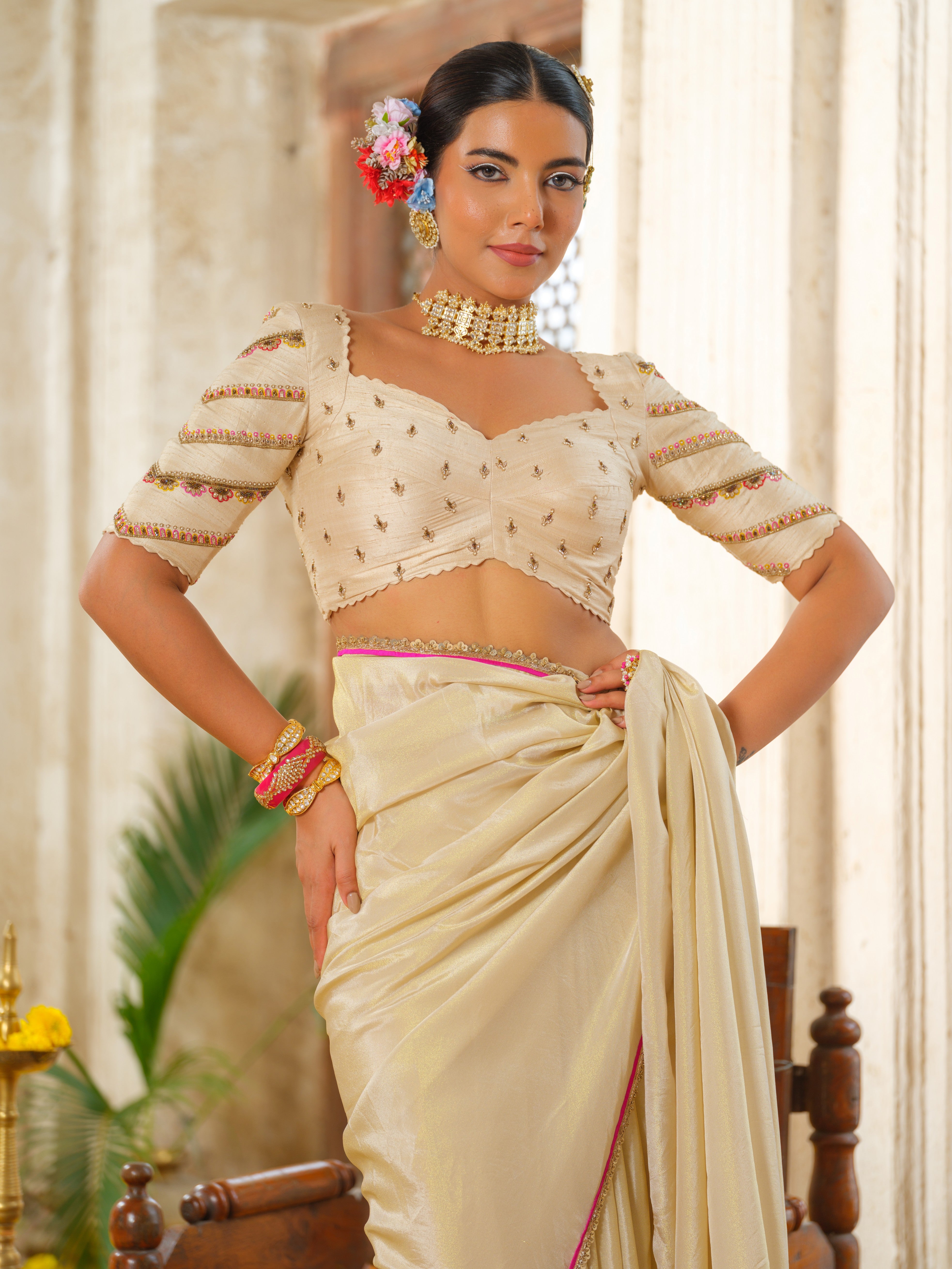 Hamsa saree set