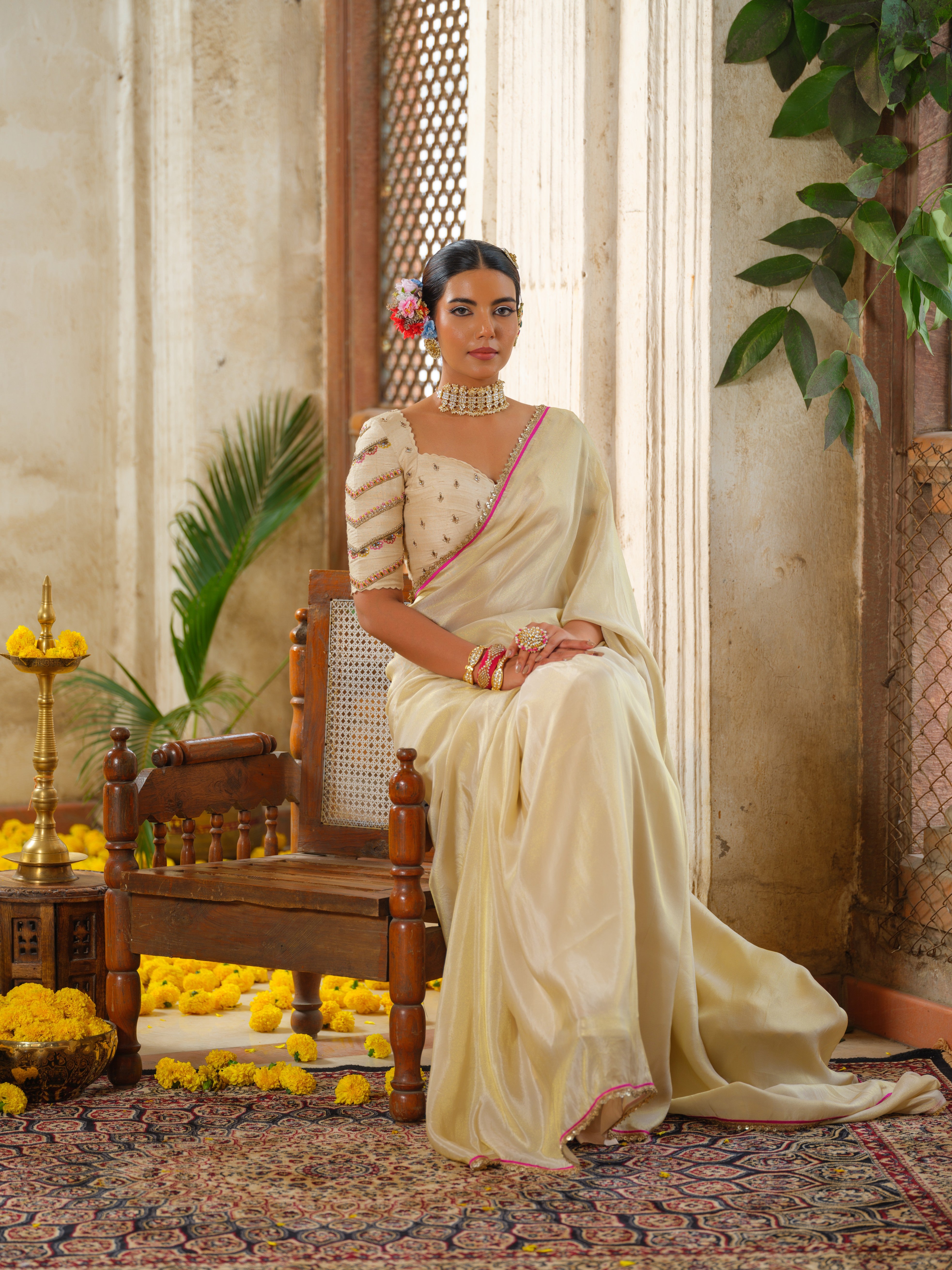 Hamsa saree set