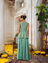 Heera peplum set