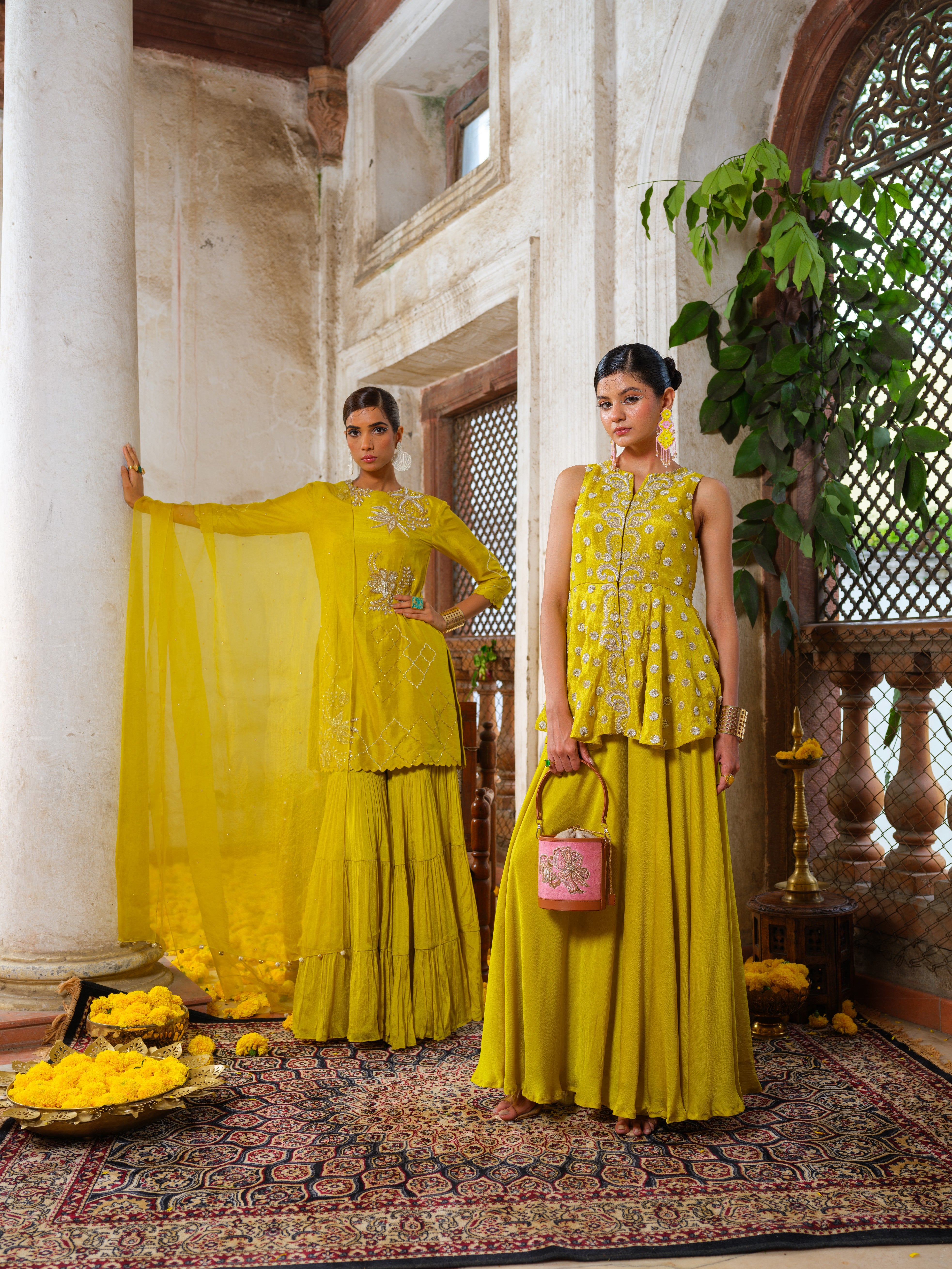 Chandini peplum set