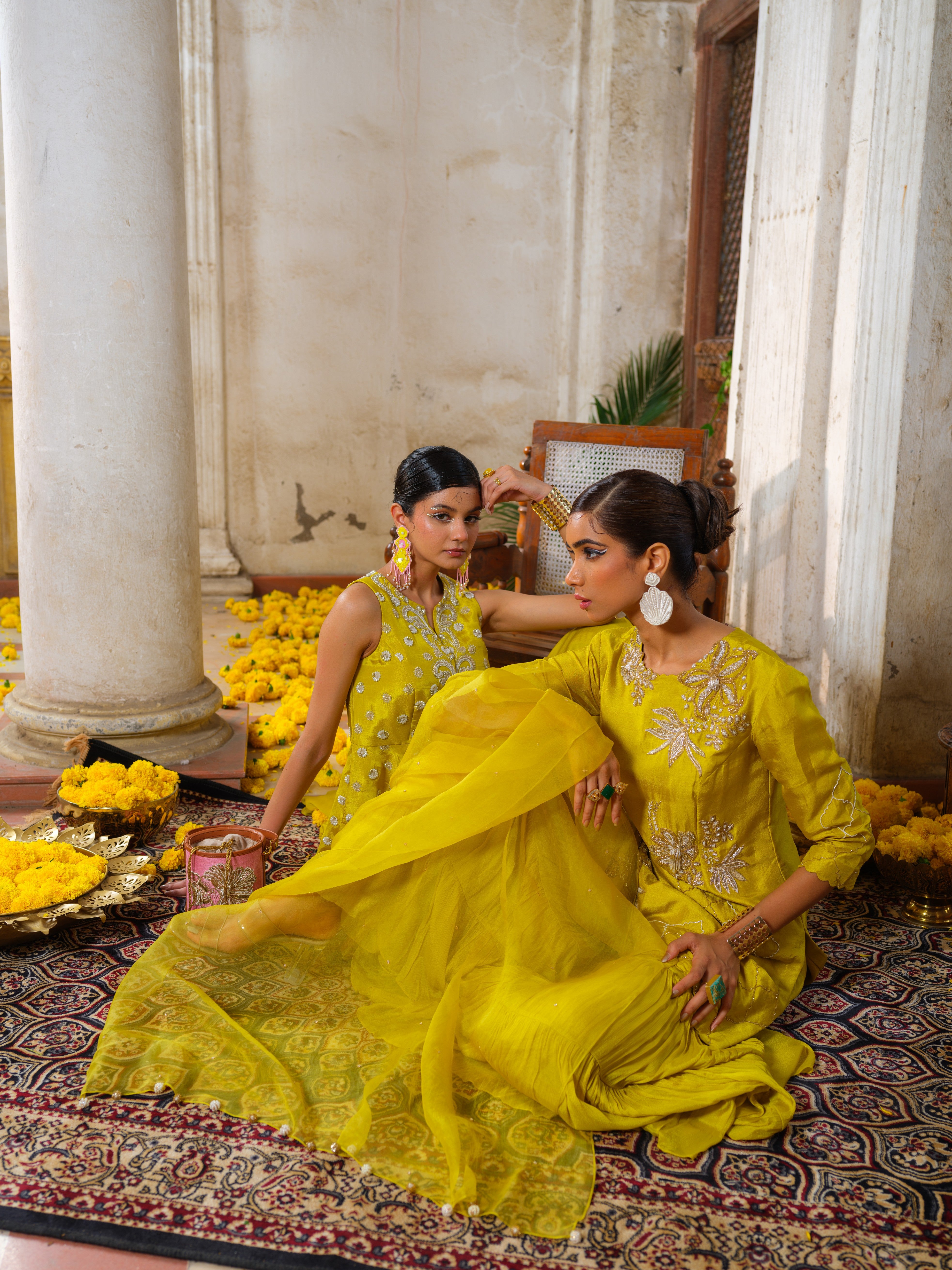 Chandini peplum set