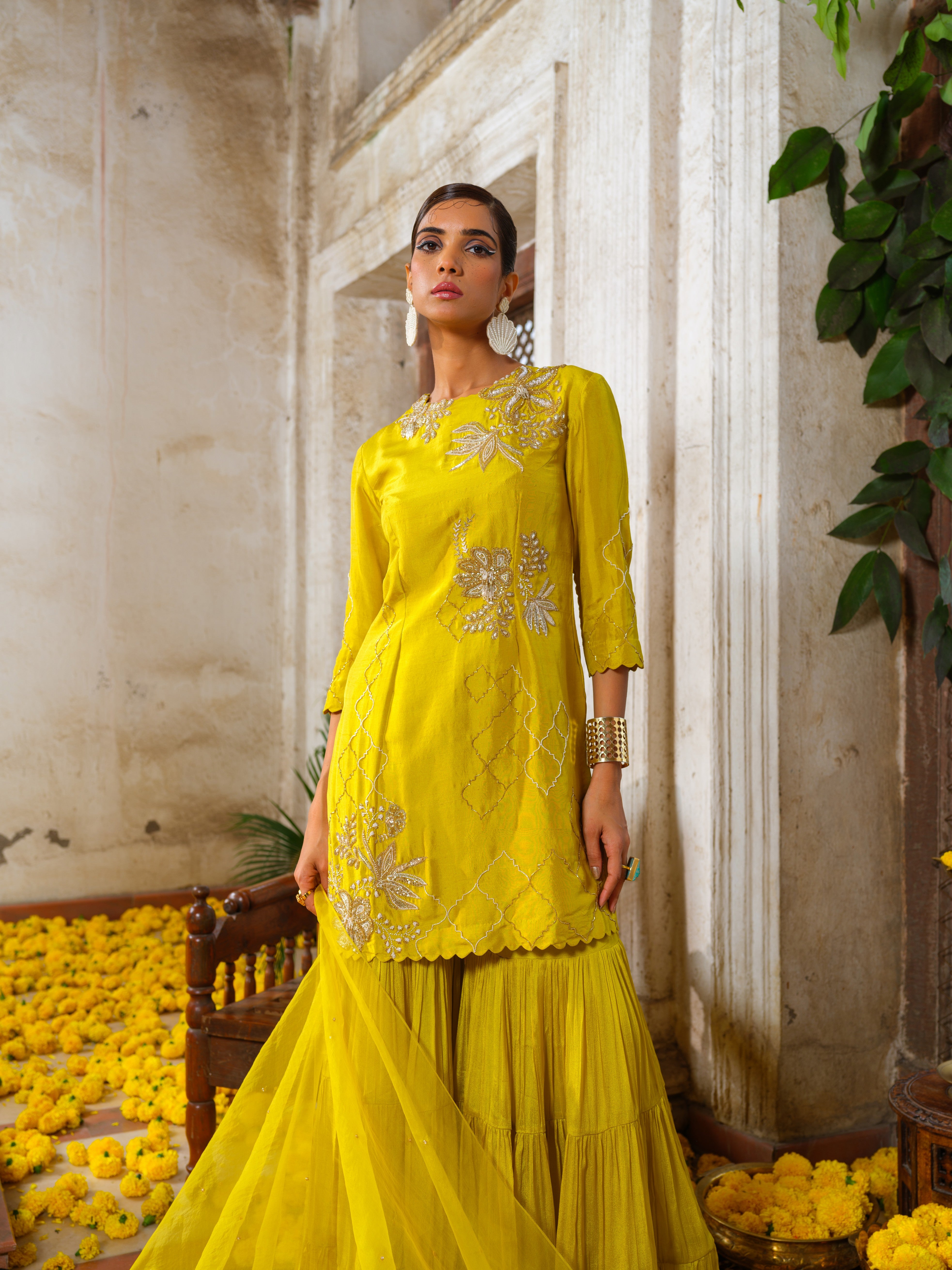 Chandini kurtha set