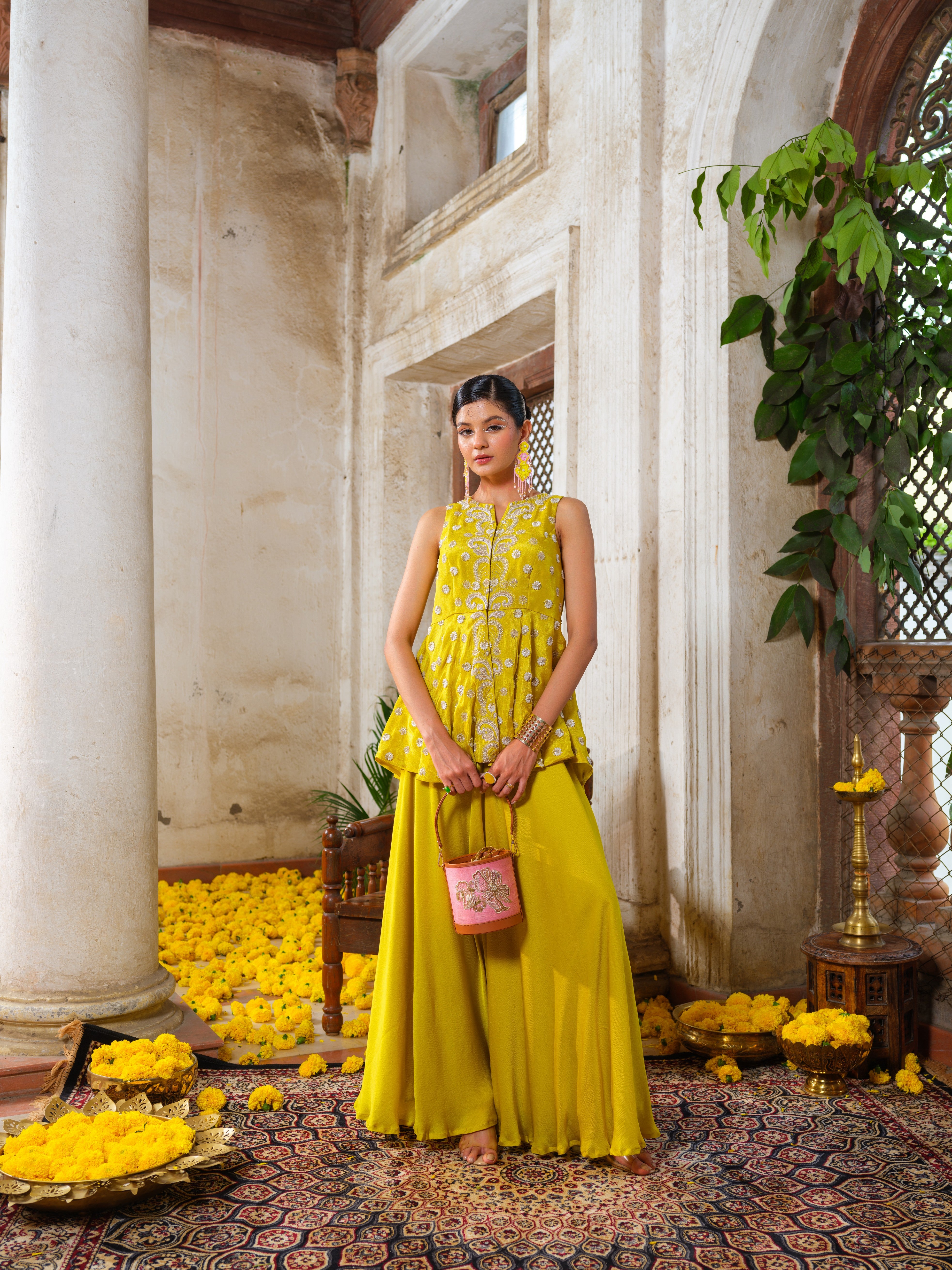 Chandini peplum set