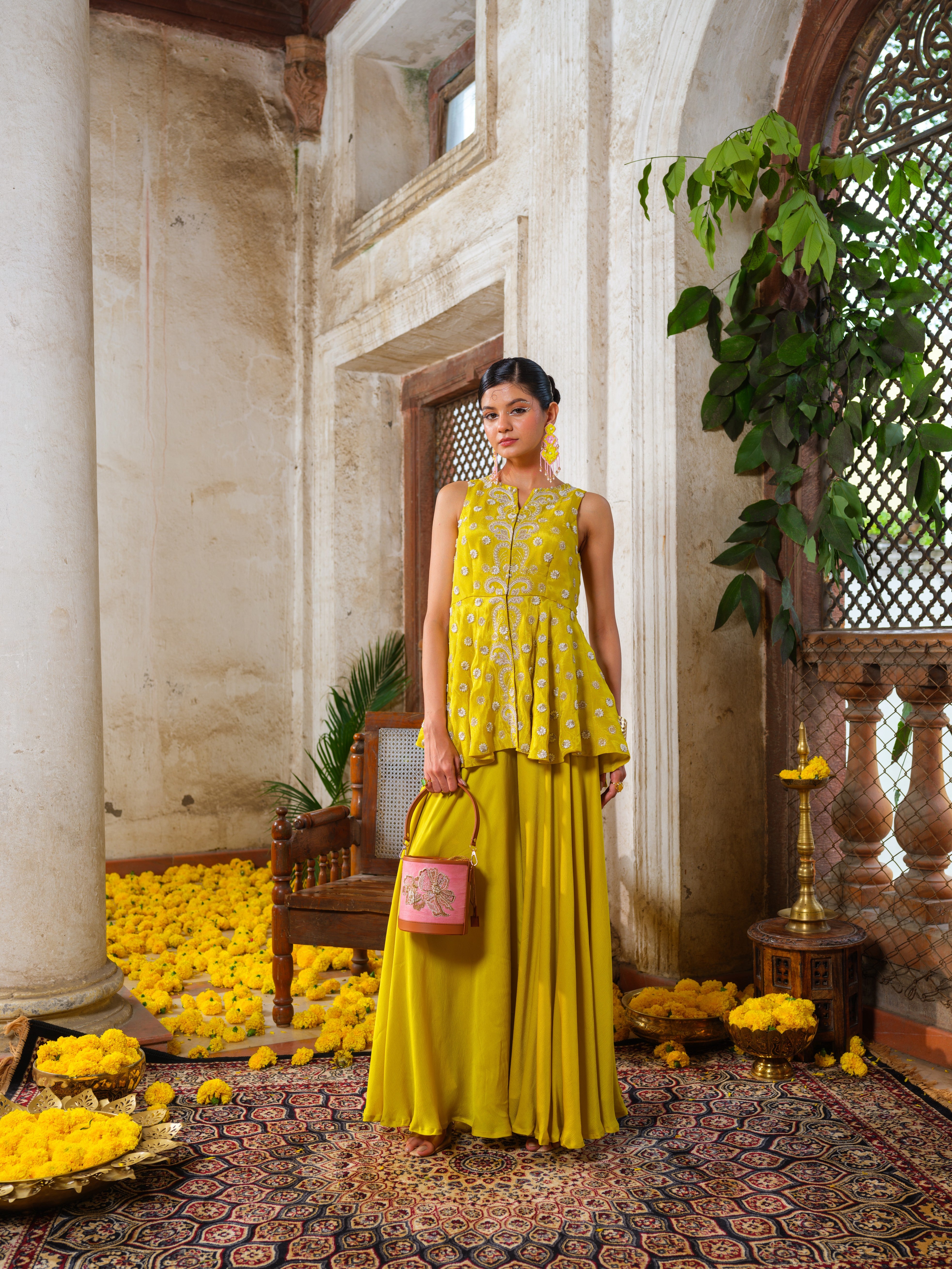 Chandini peplum set