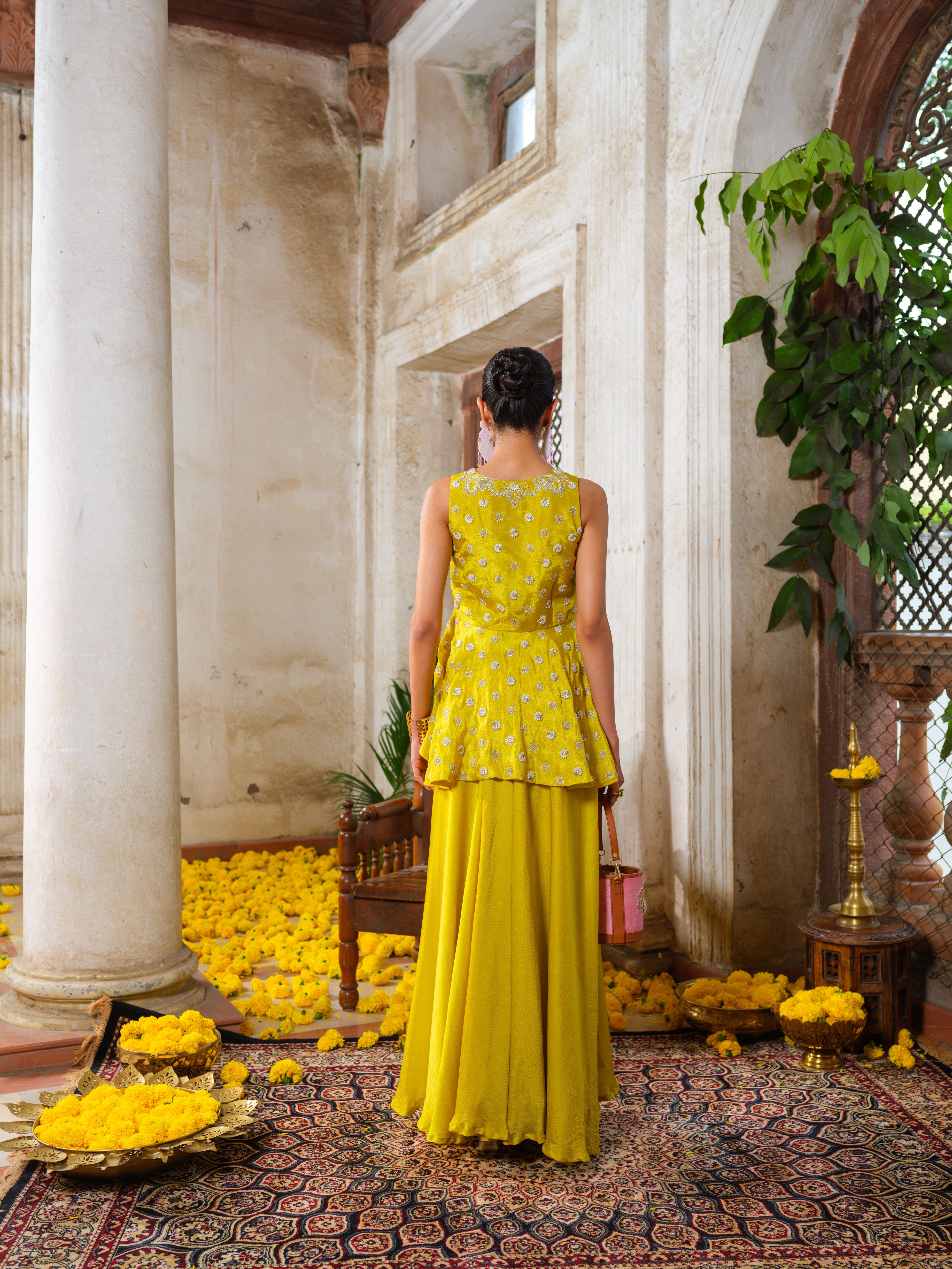Chandini peplum set