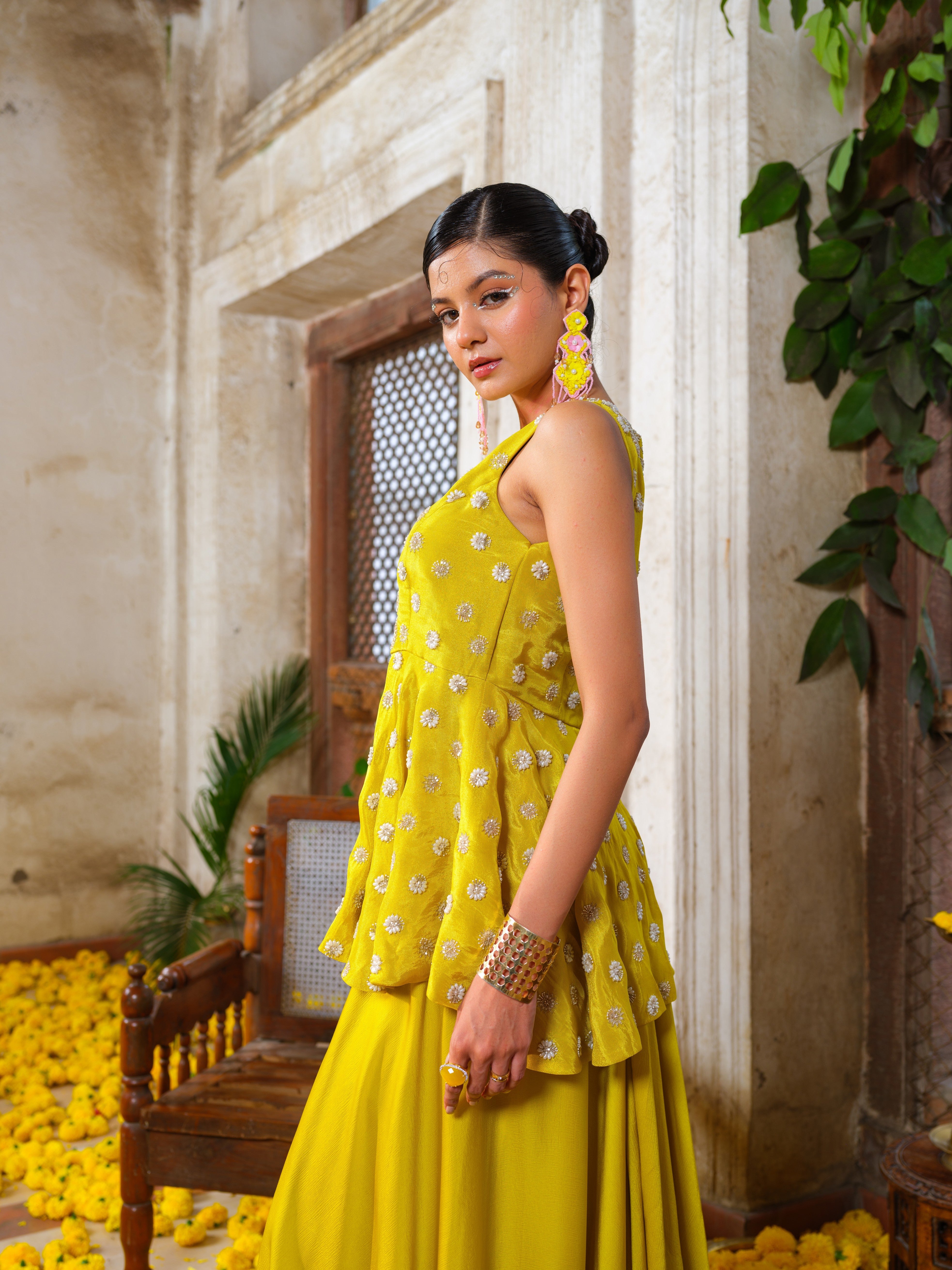 Chandini peplum set