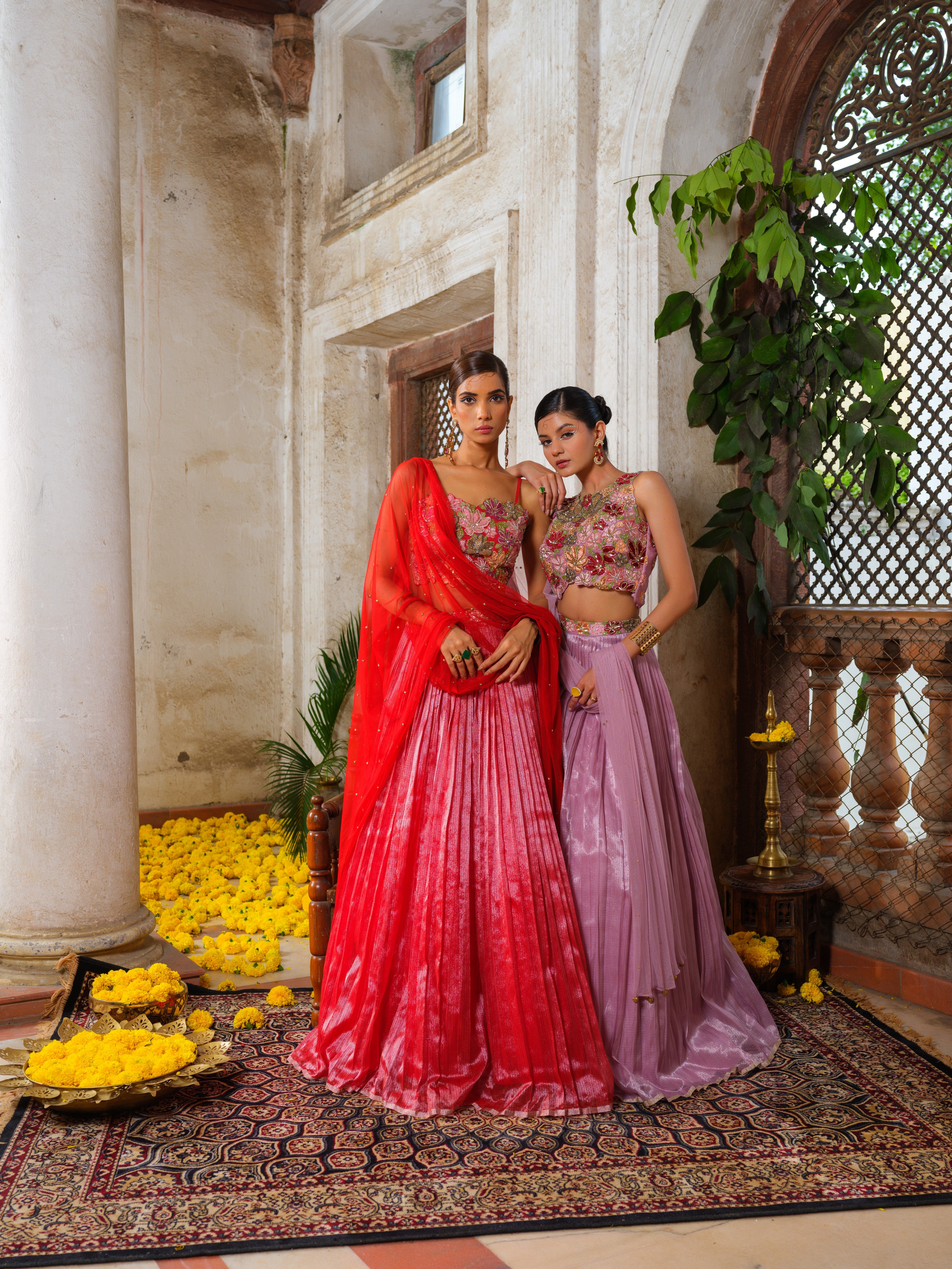 tara laal lehenga set