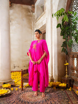 Gulaal kaftan kurtha set