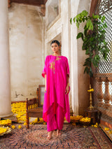 Gulaal kaftan kurtha set