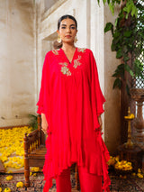 Laal tunic set