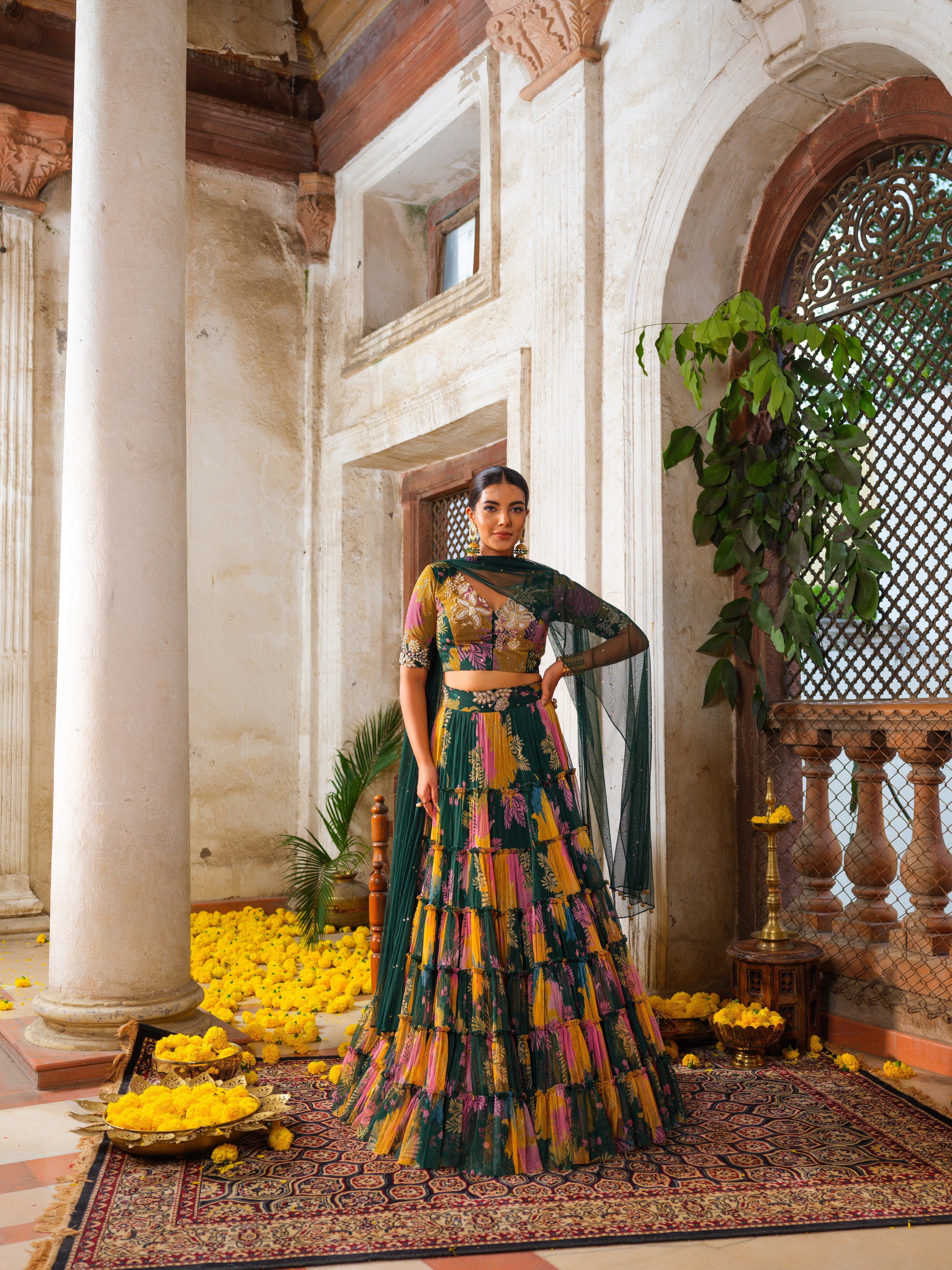Heera lehenga set